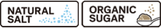 自然製法の塩 オーガニック砂糖