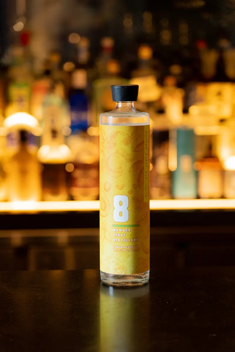 NUMBER EIGHT DISTILLERY ドライジン 750ml ナンバーエイト・ヨコハマドライジン / NUMBER 8 YOKOHAMA DRY GIN
